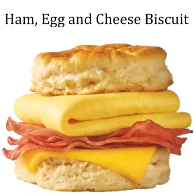 Ham, Egg and Cheese Biscuit