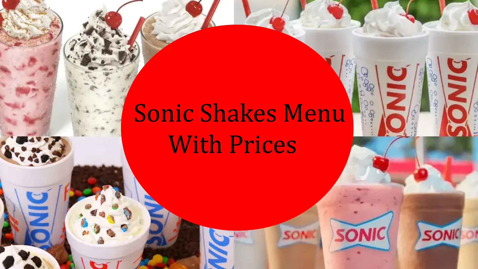 sonic shakes menu