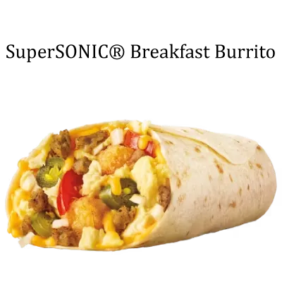 SuperSONIC® Breakfast Burrito