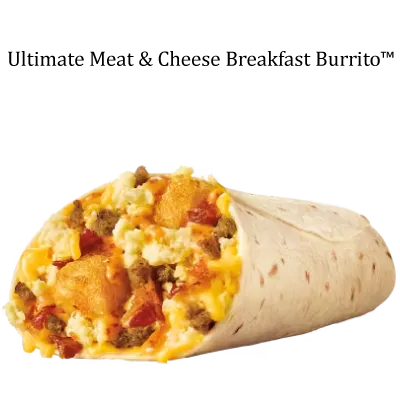 Ultimate Meat & Cheese Breakfast Burrito™
