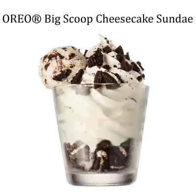 OREO® Big Scoop Cheesecake Sundae