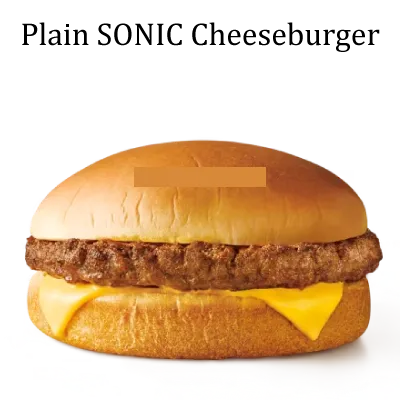 Plain SONIC Cheeseburger