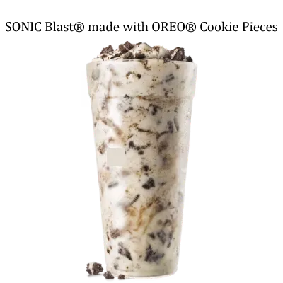 SONIC Blast® made with OREO® Cookie Pieces