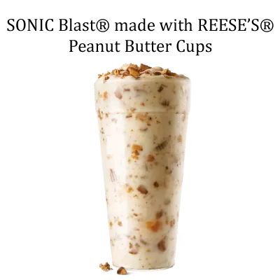 SONIC Blast® made with REESE’S® Peanut Butter Cups