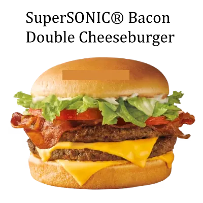 SuperSONIC® Bacon Double Cheeseburger