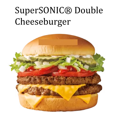 SuperSONIC® Double Cheeseburger
