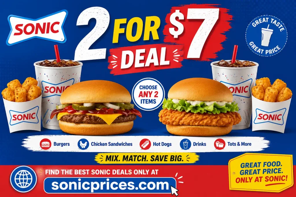 Sonic 2 for $7 Deal (Limited Time Offer) 2026 1 sonic 2 for $7 deal