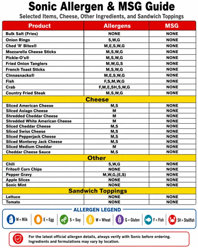 Sonic Allergen Menu 2026 1 Sonic Allergen Menu - sonicprices