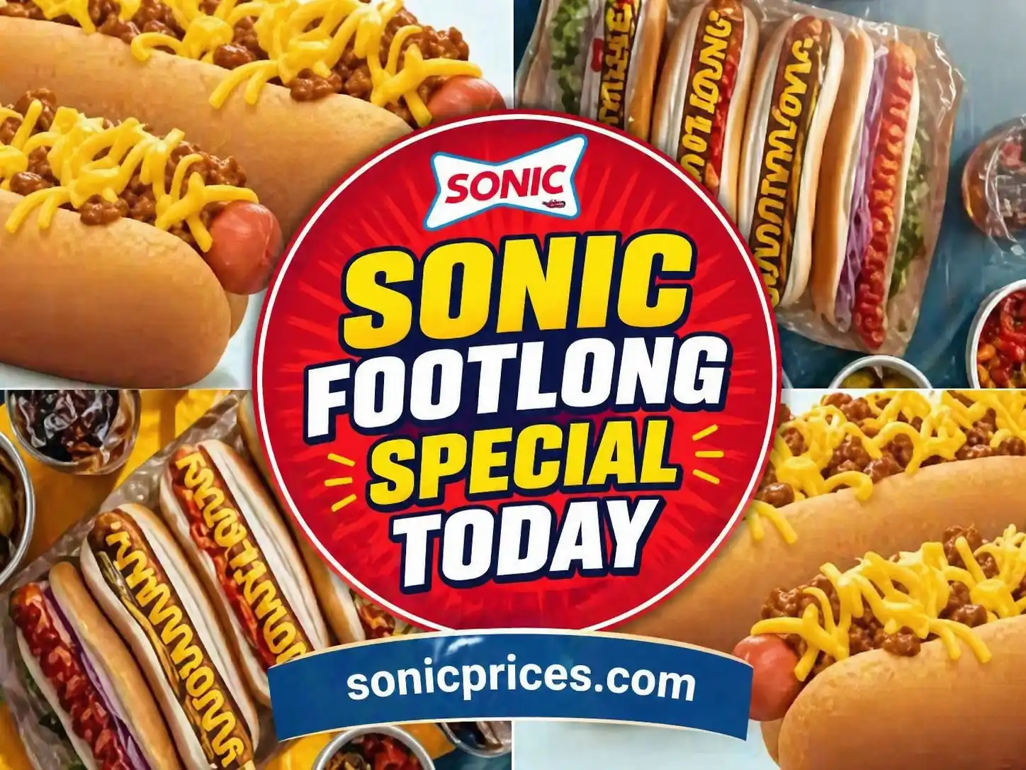 Sonic Footlong Special Today 2026 1 sonic footlong special today