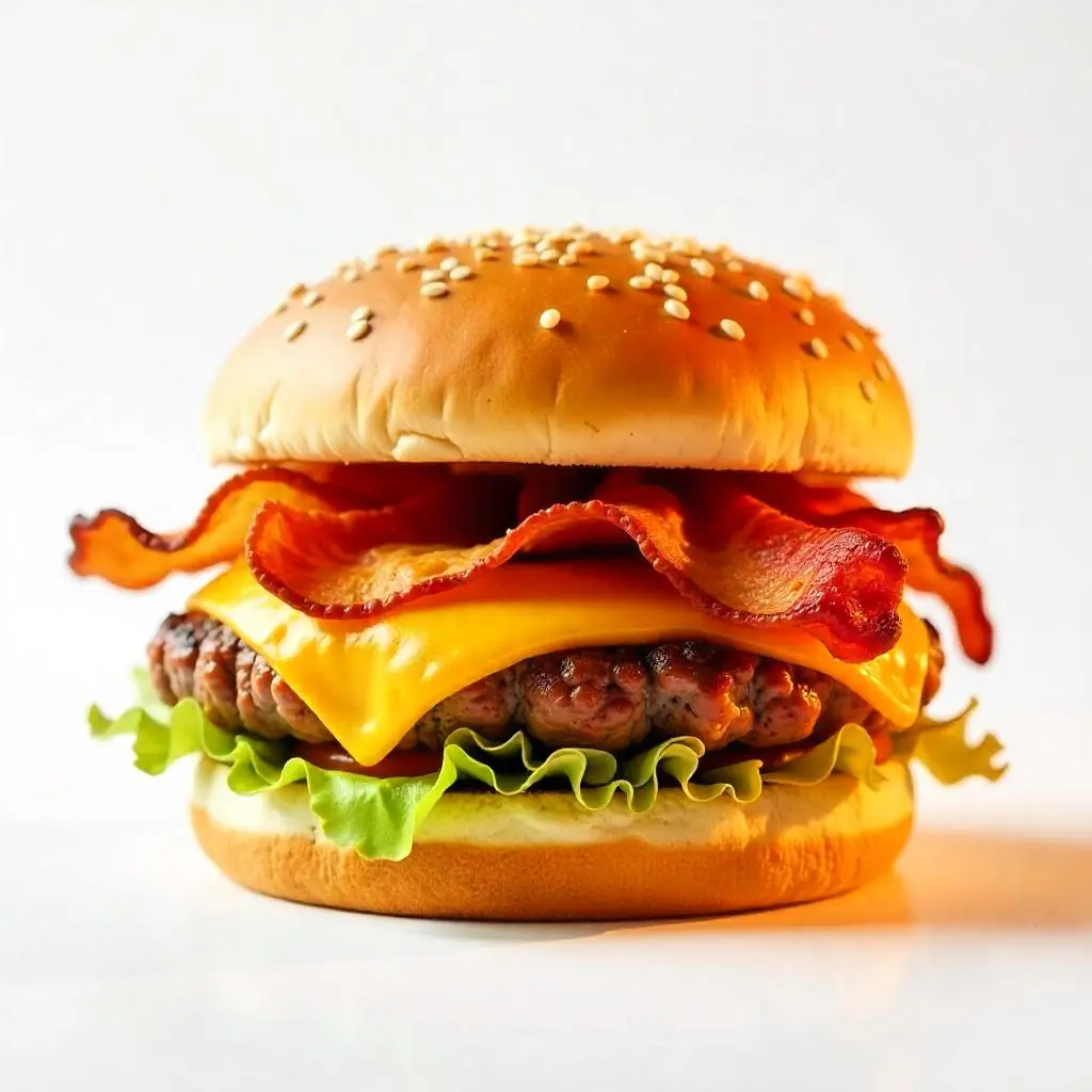 bacon cheese burger toaster