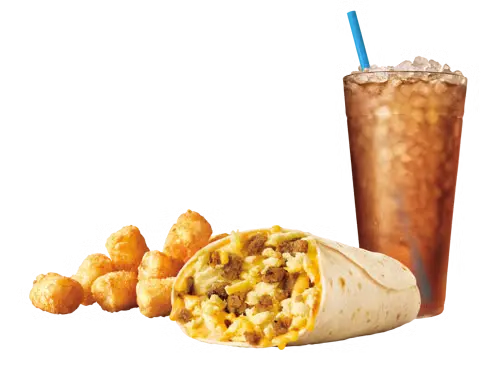 Sonic Menu with Prices and Pictures 2026 – Updated (Special Deals) 24 Sausage Breakfast Burrito Combo