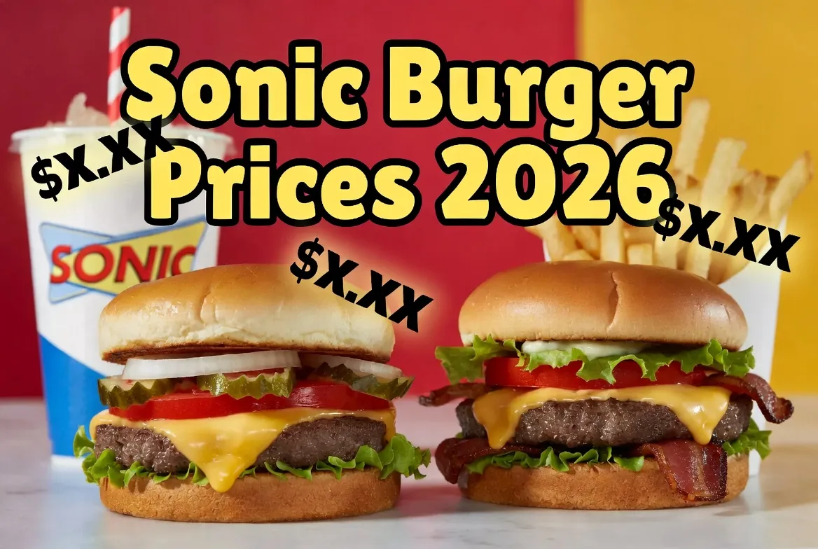 Sonic Burger Prices