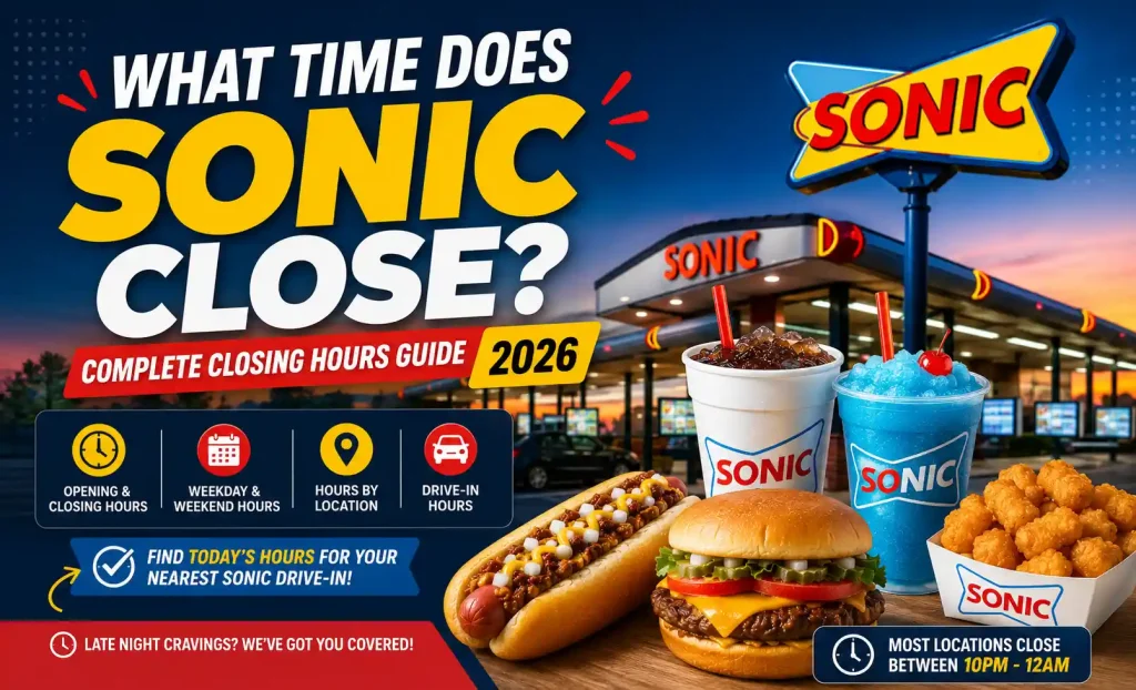 What Time Does Sonic Close? Complete Sonic Closing Hours Guide (2026) 1 what time does sonic close - sonicprices